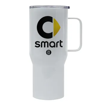smart, Mega Stainless steel Tumbler with lid, double wall 750L