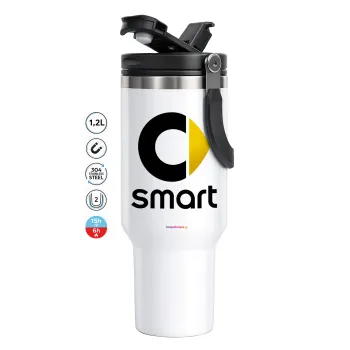 smart, Mega Stainless steel Tumbler with lid, double wall 1,2L