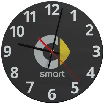 smart, Ρολόι τοίχου γυάλινο (30cm)