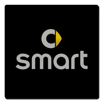 smart, Τετράγωνο μαγνητάκι ξύλινο 6x6cm