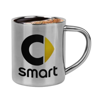 smart, Double-wall metal cup for espresso (220ml)
