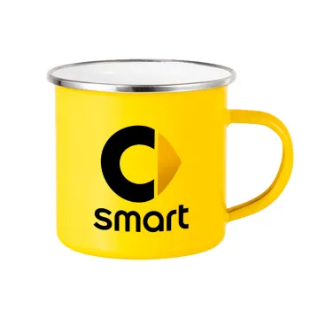 smart, Yellow Enamel Metallic Cup 360ml