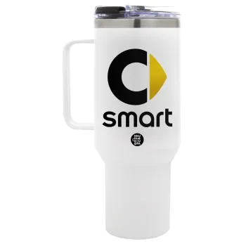 smart, Mega Tumbler με καπάκι, διπλού τοιχώματος (θερμό) 1,2L