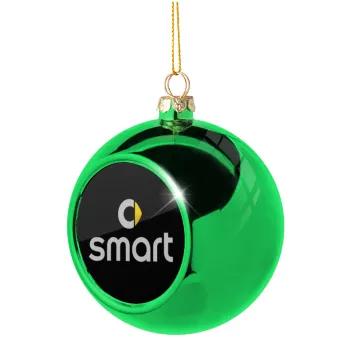 smart, Green Christmas tree ornament ball 8cm