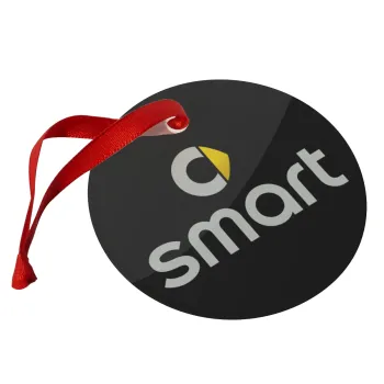 smart, Christmas ornament glass 9cm