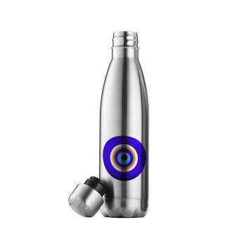 Το μάτι, Inox (Stainless steel) double-walled metal mug, 500ml