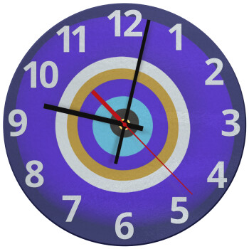 Το μάτι, Ρολόι τοίχου γυάλινο (30cm)