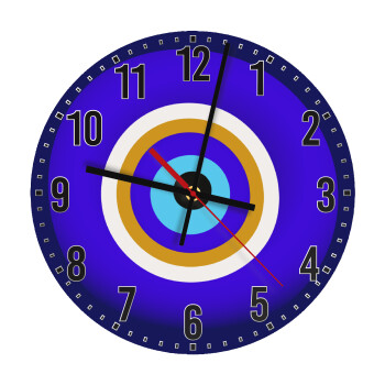 Το μάτι, Ρολόι τοίχου ξύλινο (30cm)