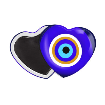Το μάτι, Μαγνητάκι καρδιά (57x52mm)