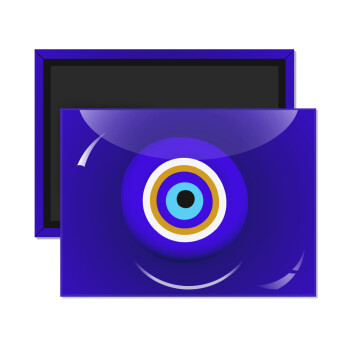 Το μάτι, Ορθογώνιο μαγνητάκι ψυγείου διάστασης 9x6cm