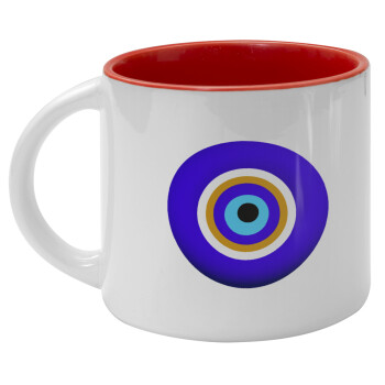 Το μάτι, Κούπα κεραμική 400ml Λευκή/Κόκκινη