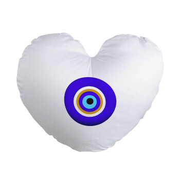 Το μάτι, Μαξιλάρι καναπέ καρδιά 40x40cm περιέχεται το  γέμισμα