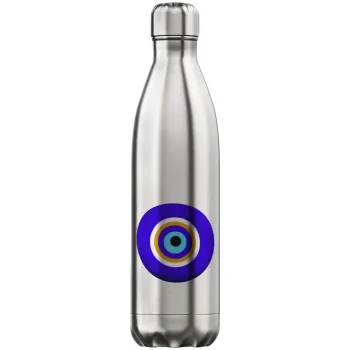 Το μάτι, Μεταλλικό παγούρι θερμός Inox (Stainless steel), διπλού τοιχώματος, 750ml