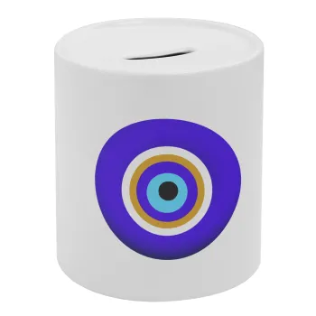 Το μάτι, Κουμπαράς πορσελάνης με τάπα