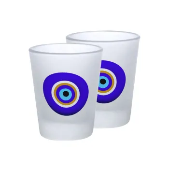 Το μάτι, Σφηνοπότηρα γυάλινα 45ml του πάγου (2 τεμάχια)