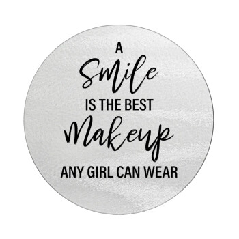 A slime is the best makeup any girl can wear, Επιφάνεια κοπής γυάλινη στρογγυλή (30cm)