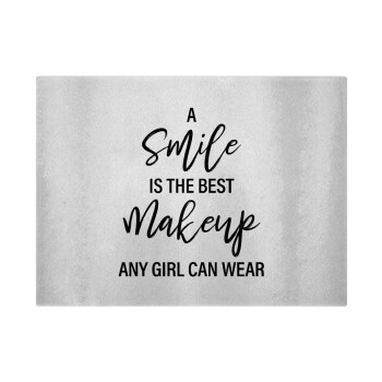 A slime is the best makeup any girl can wear, Επιφάνεια κοπής γυάλινη (38x28cm)