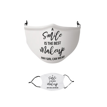 A slime is the best makeup any girl can wear, Μάσκα υφασμάτινη παιδική πολλαπλών στρώσεων με υποδοχή φίλτρου