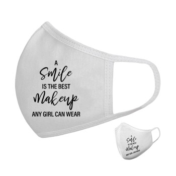 A slime is the best makeup any girl can wear, Μάσκα υφασμάτινη υψηλής άνεσης παιδική (Δώρο πλαστική θήκη)