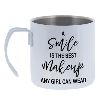 A slime is the best makeup any girl can wear, Mug Stainless steel double wall 400ml