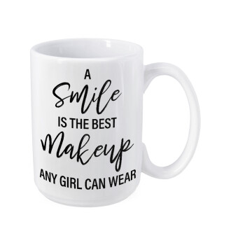 A slime is the best makeup any girl can wear, Κούπα Mega, κεραμική, 450ml