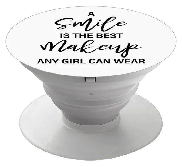 A slime is the best makeup any girl can wear — Phone Holders Stand  White Hand-held Mobile Phone Holder