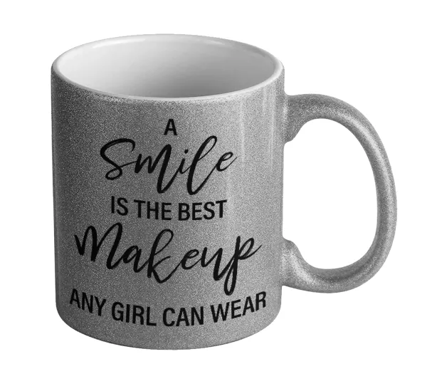 A slime is the best makeup any girl can wear — Glitter Ασημένια