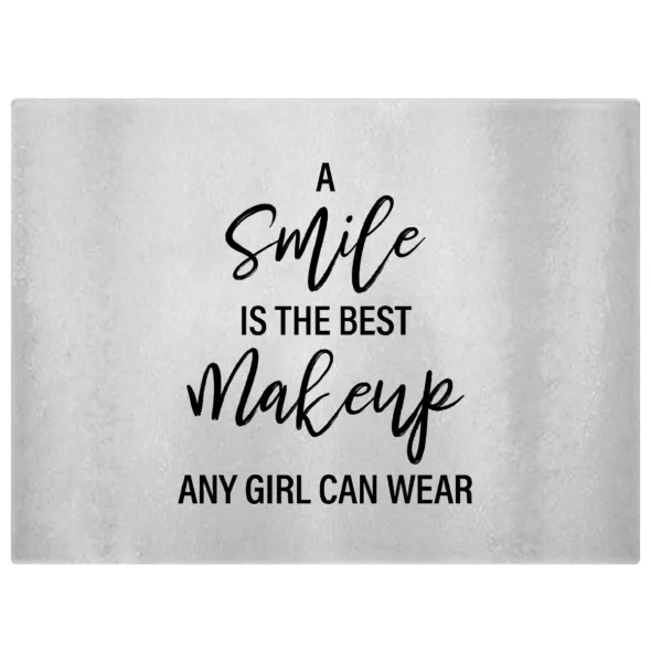 A slime is the best makeup any girl can wear — Επιφάνεια κοπής γυάλινη (38x28cm)