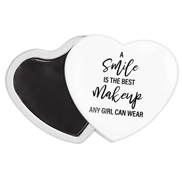 A slime is the best makeup any girl can wear — Heart magnet (57x52mm)