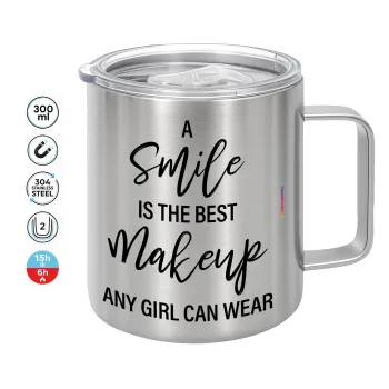 A slime is the best makeup any girl can wear, Mug Stainless steel double wall 300ml