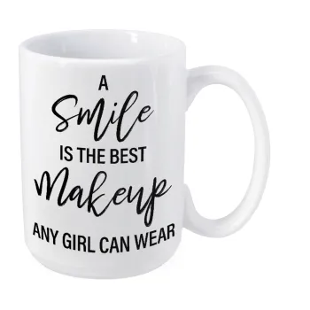 A slime is the best makeup any girl can wear, Κούπα Mega, κεραμική, 450ml