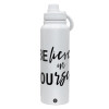 1L Stainless Steel Thermal Bottle with Phone Holder & Double Wall Insulation