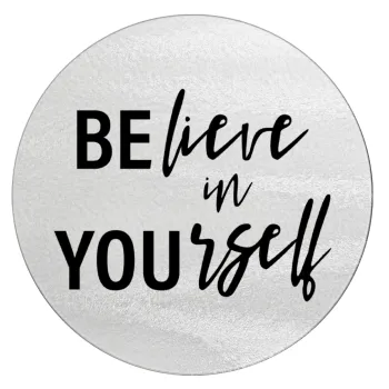 Believe in your self, Επιφάνεια κοπής γυάλινη στρογγυλή (30cm)