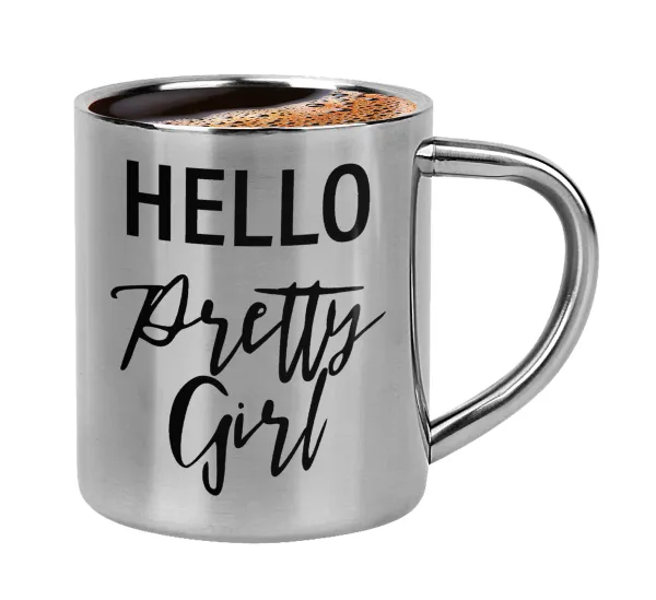 Hello pretty girl — Κουπάκι μεταλλικό διπλού τοιχώματος για espresso (220ml)