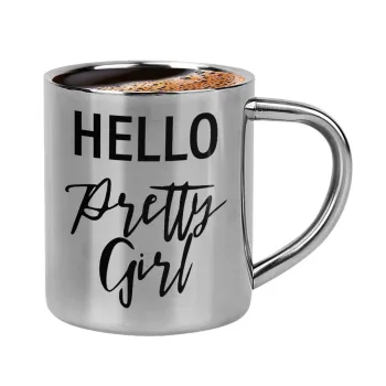 Hello pretty girl, Κουπάκι μεταλλικό διπλού τοιχώματος για espresso (220ml)