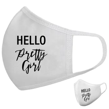 Hello pretty girl, Μάσκα υφασμάτινη υψηλής άνεσης παιδική (Δώρο πλαστική θήκη)