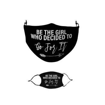 Be the girl who decided to, Μάσκα υφασμάτινη παιδική πολλαπλών στρώσεων με υποδοχή φίλτρου