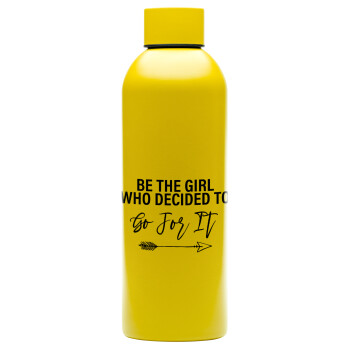 Be the girl who decided to, Μεταλλικό παγούρι νερού, 304 Stainless Steel 800ml