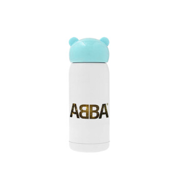 ABBA, Γαλάζιο ανοξείδωτο παγούρι θερμό (Stainless steel), 320ml