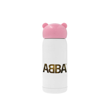 ABBA, Ροζ ανοξείδωτο παγούρι θερμό (Stainless steel), 320ml