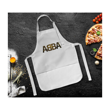 ABBA, Ποδιά Σεφ Ολόσωμη Παιδική (με ρυθμιστικά και 2 τσέπες)