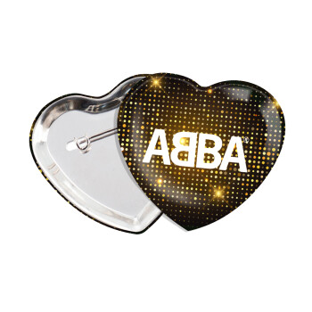 ABBA, Κονκάρδα παραμάνα καρδιά (57x52mm)