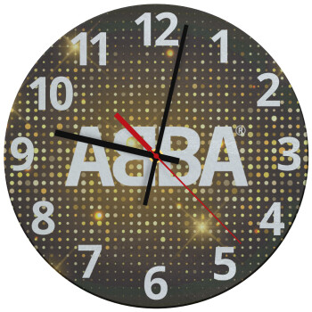 ABBA, Ρολόι τοίχου γυάλινο (30cm)