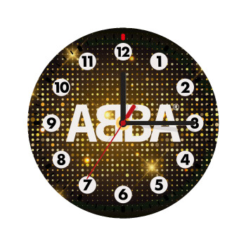 ABBA, Ρολόι τοίχου ξύλινο (20cm)