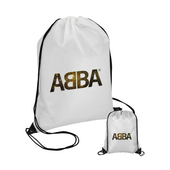 ABBA, Τσάντα πουγκί με μαύρα κορδόνια (1 τεμάχιο)