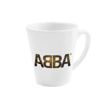 ABBA, Κούπα Latte Λευκή, κεραμική, 300ml