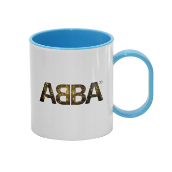 ABBA, Κούπα (πλαστική) (BPA-FREE) Polymer Μπλε για παιδιά, 330ml