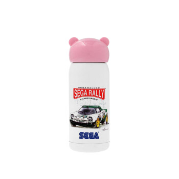 SEGA RALLY 2, Pink stainless steel thermal flask, 320ml