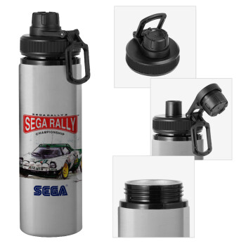 SEGA RALLY 2, Μεταλλικό παγούρι νερού με καπάκι ασφαλείας, αλουμινίου 850ml