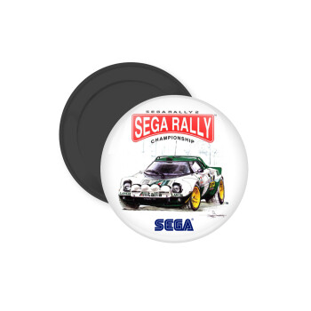 SEGA RALLY 2, Μαγνητάκι ψυγείου στρογγυλό διάστασης 5cm